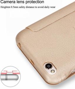 Lenuo Etui flip z klapką Lenuo LeDream Xiaomi Redmi Note 5A Brązowy 2