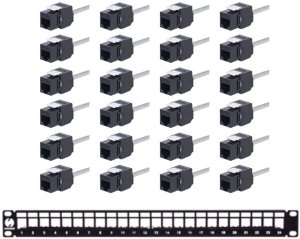 NetRack Patch panel 19" 24x RJ-45 UTP (104-74) 2