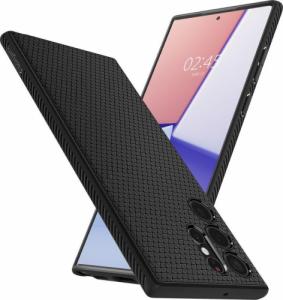 Spigen Etui Braders Spigen Liquid Air do Galaxy S22 Ultra Matte Black 3