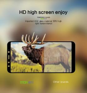MOFI Szkło hartowane na pełny ekran MOFI do Xiaomi Mi A2 / 6X czarne 7