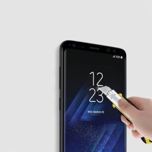 MOFI Szkło hartowane na pełny ekran MOFI do Samsung Galaxy S8 Plus czarne 5