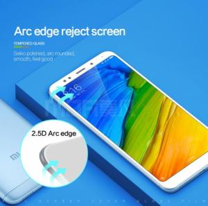 MOFI Szkło hartowane na pełny ekran MOFI do Xiaomi Redmi Note 5A / 5A Prime białe 2