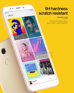 MOFI Szkło hartowane na pełny ekran MOFI do Xiaomi Redmi Note 5A / 5A Prime białe 4