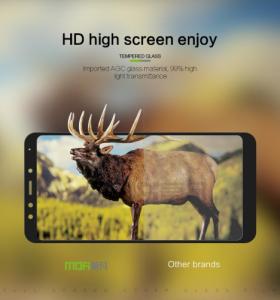 MOFI Szkło hartowane na pełny ekran MOFI do Xiaomi Redmi Note 5A / 5A Prime białe 7