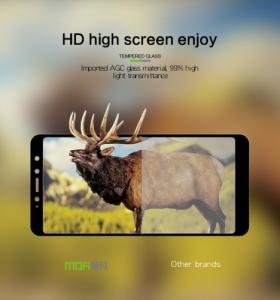 MOFI Szkło hartowane na pełny ekran MOFI do Xiaomi Redmi S2 białe 7