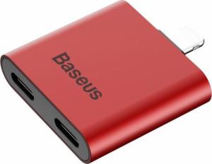 Adapter USB Baseus L39 Lightning - Lightning x2 Czerwony  (CALL39-09) 1