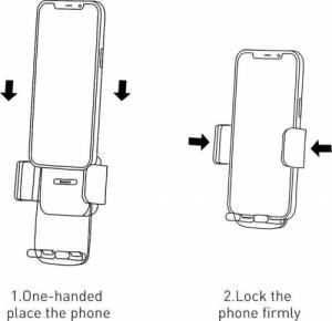 Baseus Uchwyt zaciskowy do samochodu Easy Control Clamp SUYK000-001 11