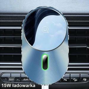 Usams Uchwyt magnetyczny do samochodu Magnetic Car Wireless Charging 15W CD170DZ01 7