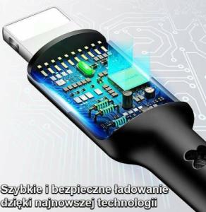 Kabel USB Usams Thunderbolt - USB-C + microUSB + Lightning 1.5 m Czarny (6958444968186) 7