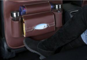 Organizer samochodowy na fotel siedzenie z mini stolikiem do auta czarny 11