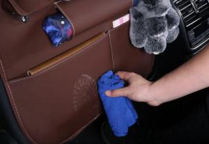 Organizer samochodowy na fotel siedzenie z mini stolikiem do auta czarny 12