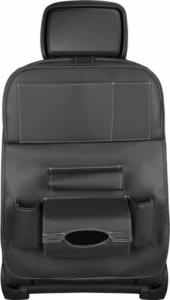 Organizer samochodowy na fotel siedzenie z mini stolikiem do auta czarny 3
