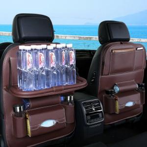 Organizer samochodowy na fotel siedzenie z mini stolikiem do auta czarny 6