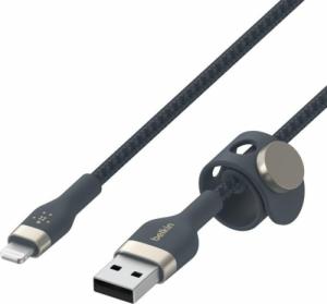 Kabel USB Belkin USB-A - Lightning 1 m Niebieski (CAA010BT1MBL) 1