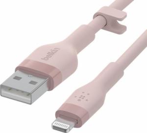 Kabel USB Belkin USB-A - Lightning 2 m Różowy (CAA008BT2MPK) 1