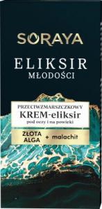 Soraya Eliksir Młodości przeciwzmarszczkowy krem-eliksir pod oczy i na powieki 15ml 1