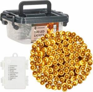 Lampki choinkowe Springos 120 LED białe ciepłe 11