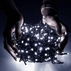 Lampki choinkowe Springos 500 LED białe zimne 3