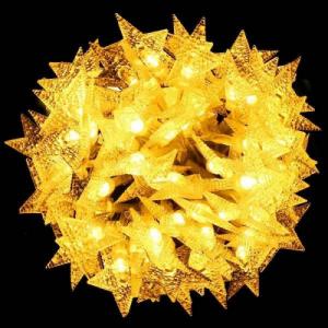 Lampki choinkowe Springos 50 LED białe ciepłe 9