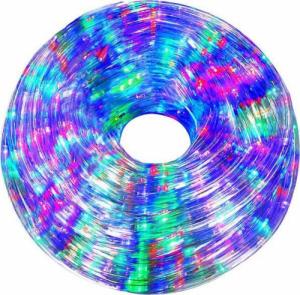 Taśma LED Springos Wąż świetlny 240 Led multikolor 10m z programatorem IP44 UNIWERSALNY 12