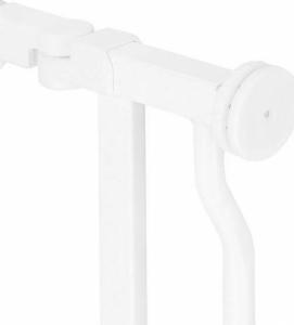Springos Bramka zabezpieczająca rozporowa do 118cm biała UNIWERSALNY 4