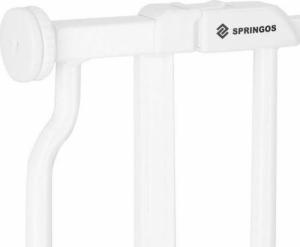 Springos Bramka zabezpieczająca rozporowa do 118cm biała UNIWERSALNY 7