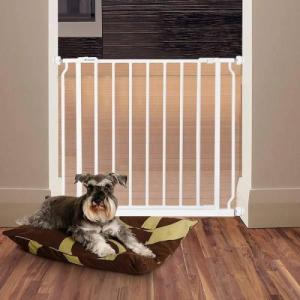 Springos Bramka zabezpieczająca rozporowa do 118cm biała UNIWERSALNY 9