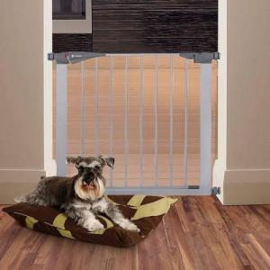 Springos Bramka zabezpieczająca rozporowa do 84cm szara UNIWERSALNY 6