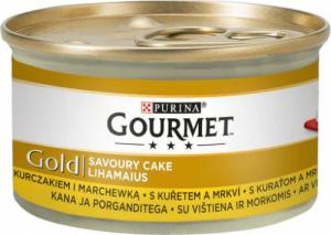 Gourmet Gourmet Gold Savourt Cake z kurczakiem i marchewką 85g 1
