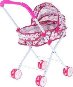 NoboKids Zestaw Lalka Bobas Łóżeczko Bujak Wózek Akcesoria 8