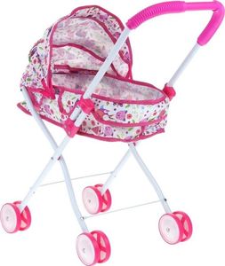 NoboKids Zestaw Lalka Bobas Łóżeczko Bujak Wózek Akcesoria 9