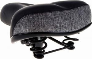 Selle Mio Siodło City Selle Mio SM-1000 H-E czarne, tył szary z jarzemkiem Uniwersalny 2