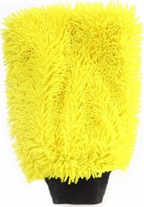 AMiO Rękawica do mycia samochodu z mikrofibry 23x17cm 71g (żółta) 1
