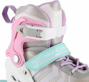 Rolki Nils Extreme NH18192 z wymienną płozą regulowane białe r. 39-43 4