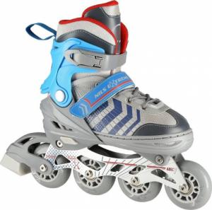 Rolki Nils Extreme NH18192 z wymienną płozą regulowane szare r. 39-43 3