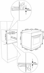 Piekarnik Kluge KTE1040B 8
