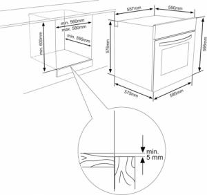 Piekarnik Kluge KTE1040B 9
