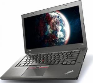 Laptop Lenovo ThinkPad T450 i5-5300U 8GB 256GB SSD 14" 1920x1080 IPS Windows 10 Pro Klasa A+ 2
