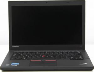 Laptop Lenovo ThinkPad T450 i5-5300U 8GB 256GB SSD 14" 1920x1080 IPS Windows 10 Pro Klasa A+ 3