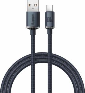 Kabel USB Baseus USB-A - USB-C 1.2 m Czarny (baseus_20220224123341) 1
