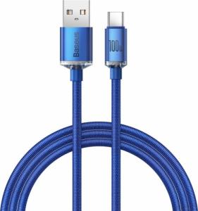 Kabel USB Baseus USB-A - USB-C 1.2 m Niebieski (baseus_20220224124551) 1