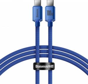 Kabel USB Baseus USB-C - USB-C 1.2 m Niebieski (baseus_20220224133222) 1