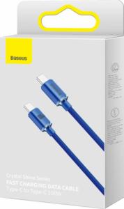 Kabel USB Baseus USB-C - USB-C 1.2 m Niebieski (baseus_20220224133222) 2