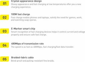 Kabel USB Baseus USB-C - USB-C 1.2 m Niebieski (baseus_20220224133222) 3