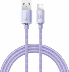 Kabel USB Baseus USB-A - USB-C 1.2 m Fioletowy (baseus_20220224125446) 1