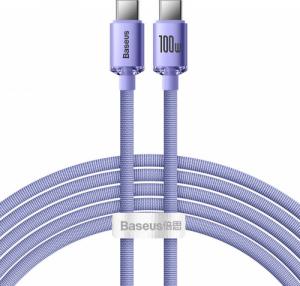 Kabel USB Baseus USB-C - USB-C 2 m Fioletowy (baseus_20220224134343) 1