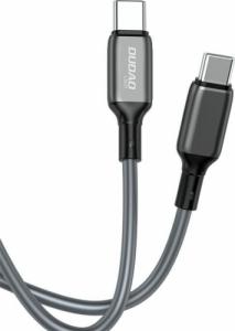 Kabel USB Dudao USB-B - USB-C 1 m Srebrny (6973687242633) 1