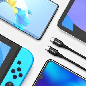 Kabel USB Ugreen USB-C - USB-C 1 m Biały (6957303865512) 9