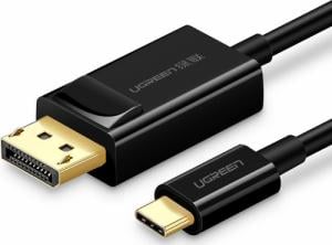 Kabel USB Ugreen USB-C - DisplayPort 1.5 m Czarny (6957303859948) 1