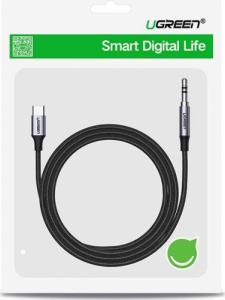 Kabel USB Ugreen USB-C - mini Jack 3.5 mm 1 m Czarny (UGR1190BLK) 5